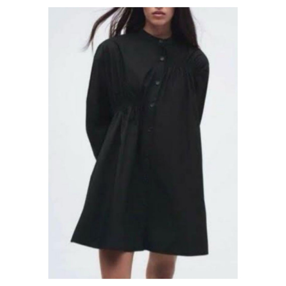 NWT Zara 'The Enya' Cotton Poplin Dress